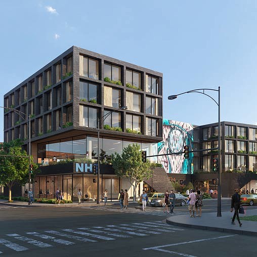 The AVE + West Humboldt Park Corridor Plan rendering