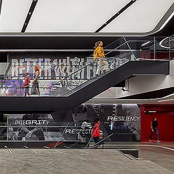 A group of people on a stage.