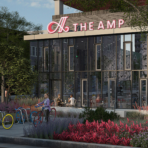 The Amp building exterior