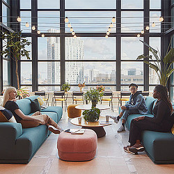 McCann Worldgroup London office lounge seating
