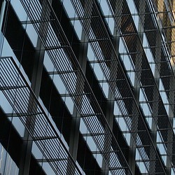 A building with many windows.