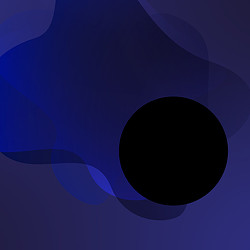 A circular object with a circle in the middle.