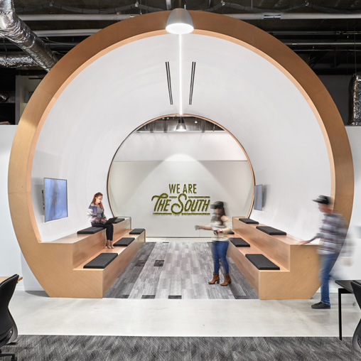 Red Bull Reenergizes a Warehouse as Their Atlanta Workplace