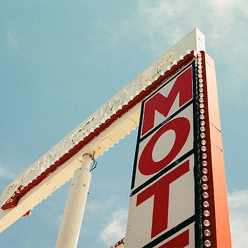 A sign on a pole.