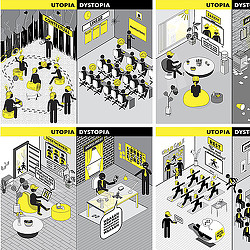 A series of drawings.