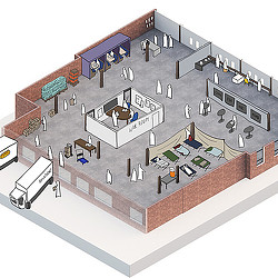A close-up of a circuit board.