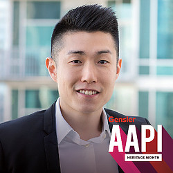 A man smiling for the camera.