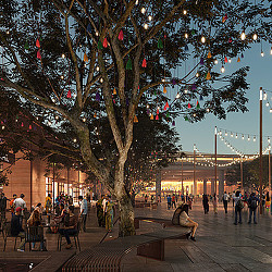 A tree with many branches and leaves.