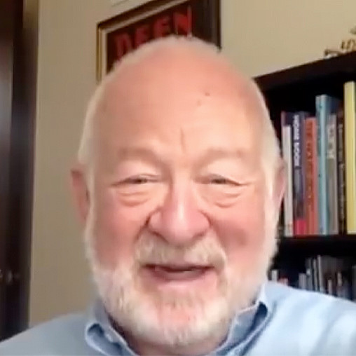 A man with a beard.