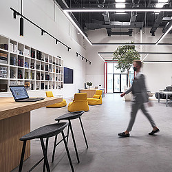 Gensler Alserkal Avenue office interior