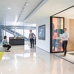 Gensler Beijing office hallway.