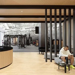 The Current gym entrance