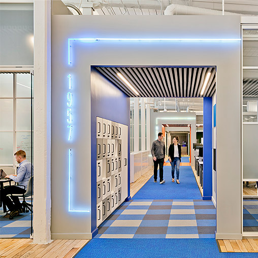 Confidential energy client headquarters interiors