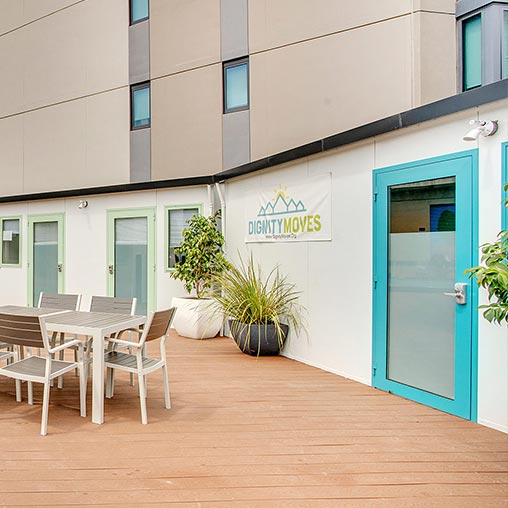 DignityMoves temporary housing units