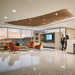 Confidential law firm reception area