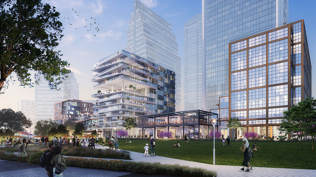 Riverfront Jacksonville Master Plan rendering