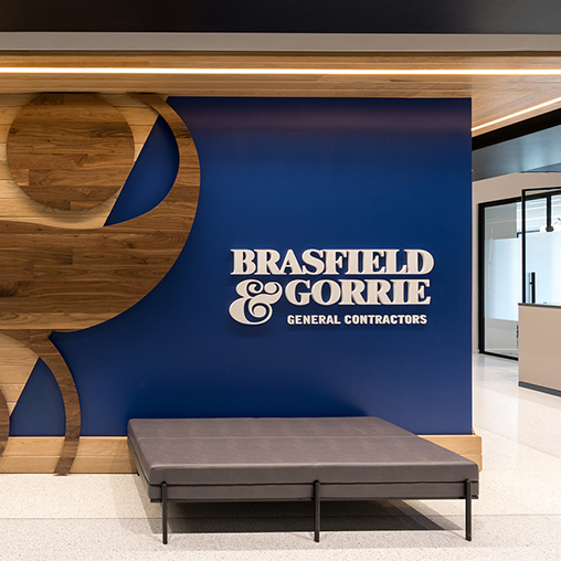 Brasfield & Gorrie headquarters sign