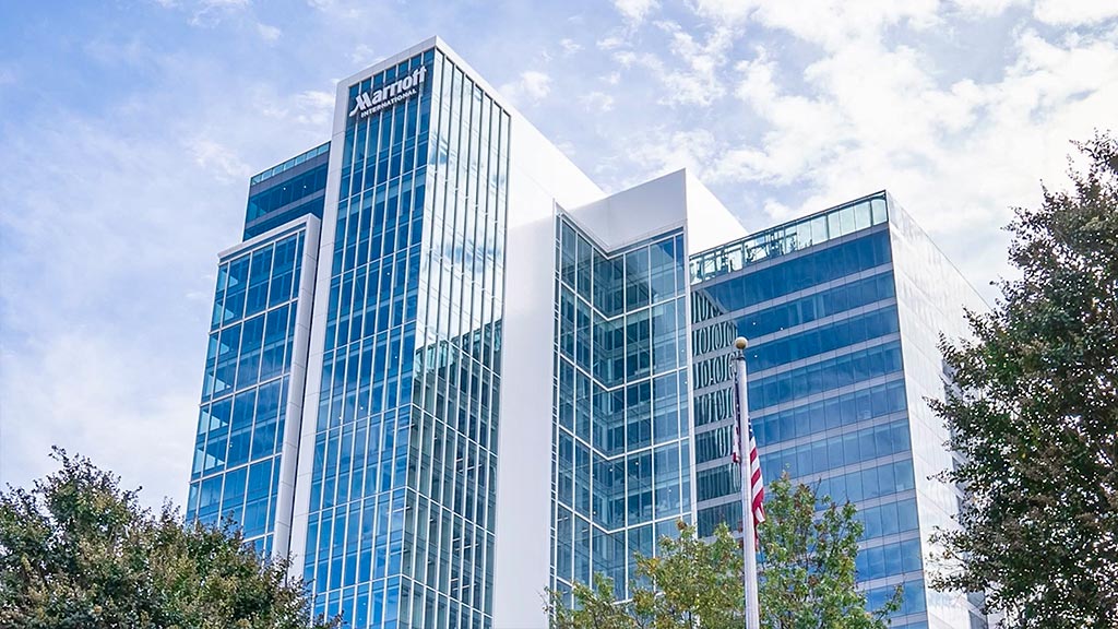 Marriott International headquarters exterior. Credit: Marriott International