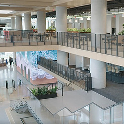 Marriott International headquarters interior from 2nd floor. Credit: Wall Street Journal.