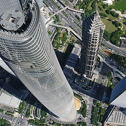 Building looking down view.