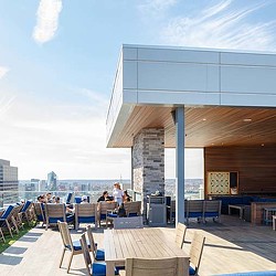 Franklin Tower roof terrace