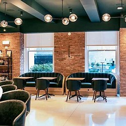 Work cafe at Katten, a New York City law firm