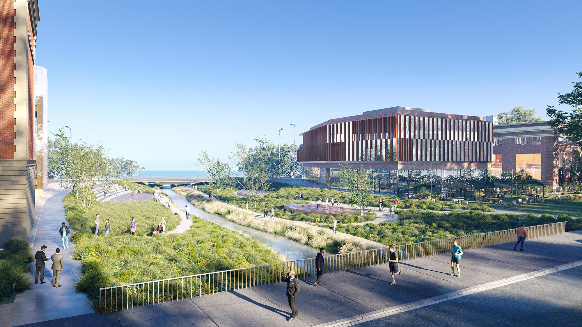 Avon Lake Powdermaker Creek park rendering.