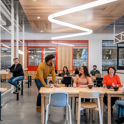LinkedIn Omaha workplace food hall
