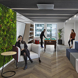 A person sitting in a chair.