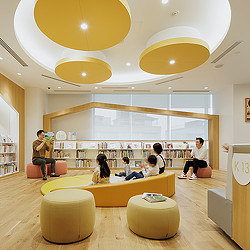 Toyohashi Machinaka Library K-13 room.