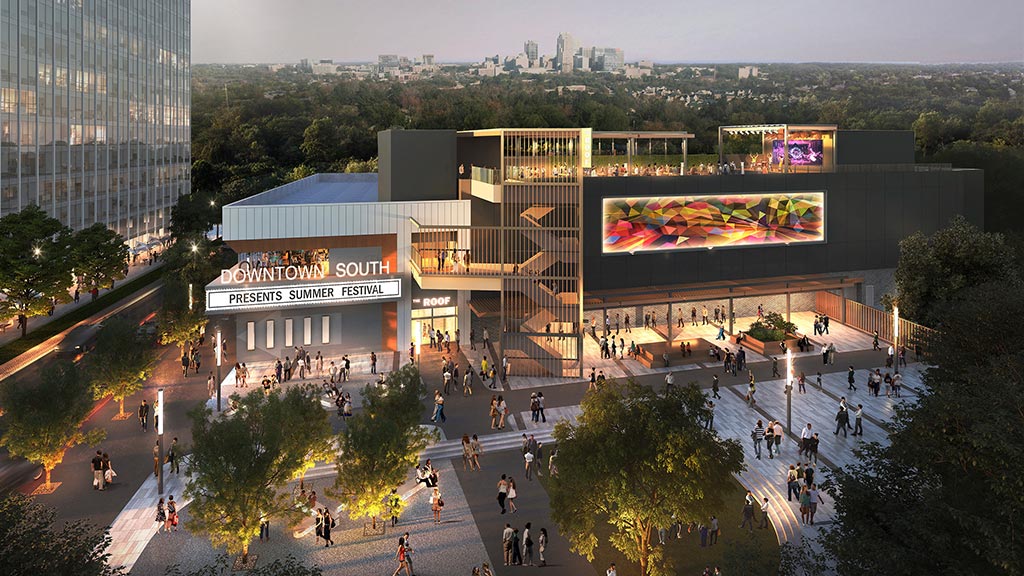 Raleigh downtown South music venue rendering.