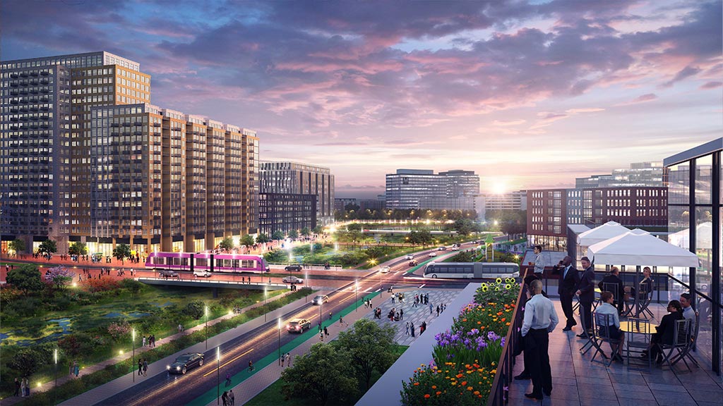 New Carrollton Station rendering.