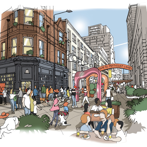 Aldgate Connect BID drawing