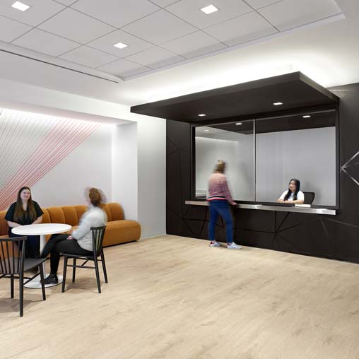 Main reception and lounge area