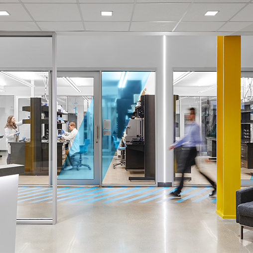 Texas A&M University, Health Technology and Innovation Building lab.