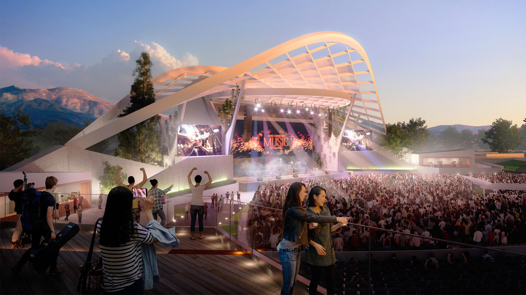 Irvine Amphitheater Projects Gensler