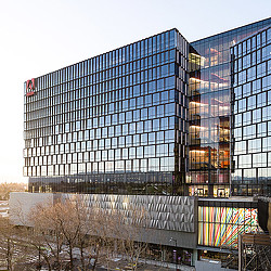 Adobe Founders Tower aerial view