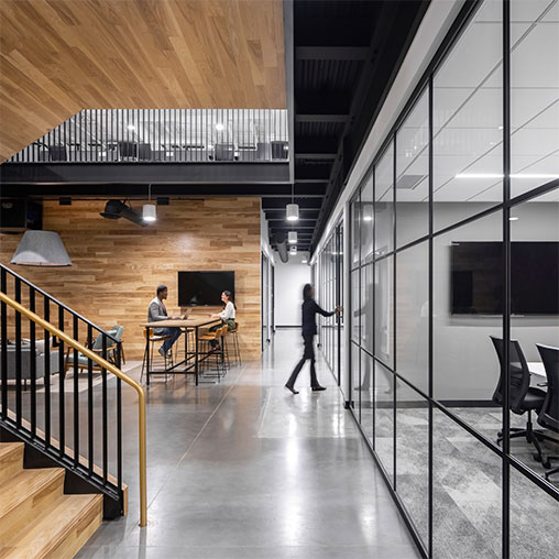 Loffler Companies interiors flexible workplace
