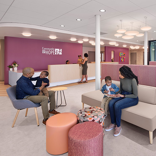 Community of Hope D.C. waiting area