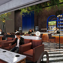 New York Mets Citi Field lounge rendering