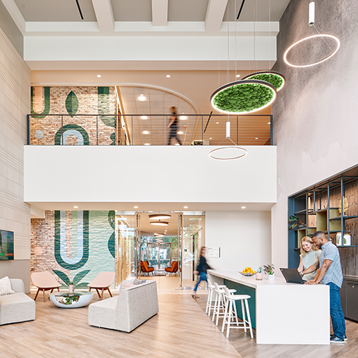 ServiceNow San Diego workplace lounge