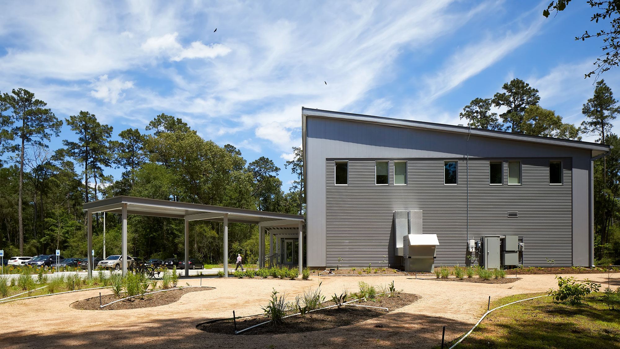 A building exterior.