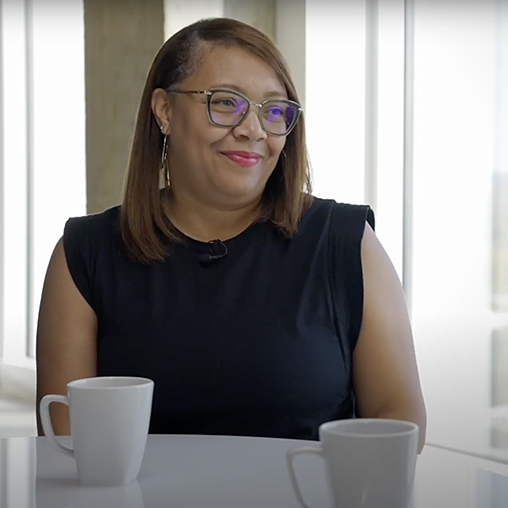 Gail Malone in a coffee talk interview