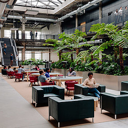 The Book Depository atrium seating