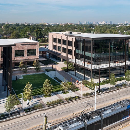 The Center for Pursuit aerial view