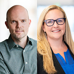 Marc Herndon and Whitley Wood side-by-side headshots