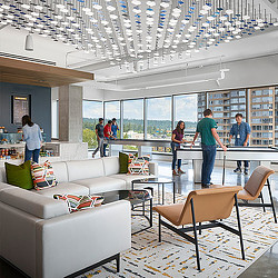 Financial tech firm amenity space