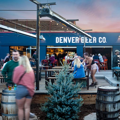 Denver Beer Co outdoor patio