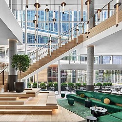 Marriott Bethesda Downtown hotel lobby