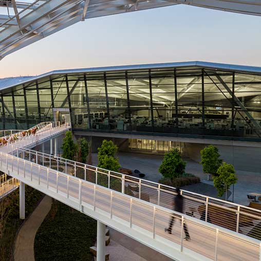 NVIDIA outdoor walkway